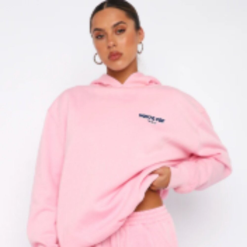 NWT WHITE FOX PINK OFFSTAGE HOODIE